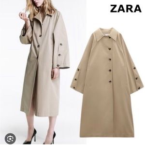 Zara NWT oversized trench coat